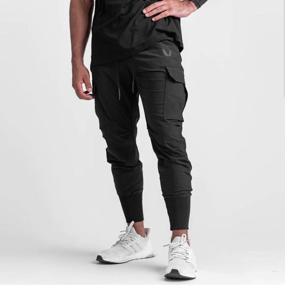ARSV 0437. TETRA-LITE™ CARGO HIGH RIB JOGGER - BLACK NEW WITHOUT TAGS